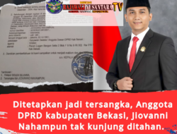 Miris!!! Ditetapkan Jadi Tersangka, Anggota DPRD Kabupaten Bekasi, Jiovanno Nahampun Tak Kunjung Ditahan?!