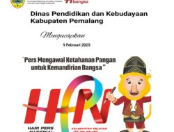 Dinas Pendidikan Dan Kebudayaan Kabupaten Pemalang, Mengucapkan Hari PERS NASIONAL