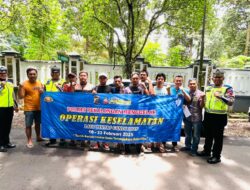 Tatap Muka dengan Komunitas Grab Kajen, Satlantas Polres Pekalongan Sampaikan Hal Ini