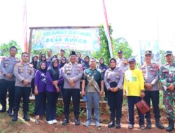 Kapolres Pekalongan Kunjungi Kebun Tanaman Bergizi di Desa Bukur, Dukung Asta Cita di Bidang ketahanan Pangan