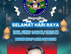 *Selamat Hari Raya Idul Fitri 1446 H,2025 M dari Agus Sutanto, Korwil Jateng Media Rajawali Nusantara TV*