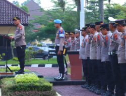 Apel Konsolidasi Operasi Ketupat Candi 2025 dan Halal Bihalal di Polres Pekalongan