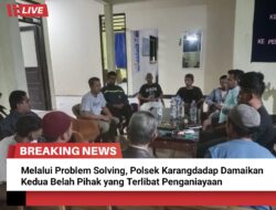 Melalui Problem Solving, Polsek Karangdadap Damaikan Kedua Belah Pihak yang Terlibat Penganiayaan