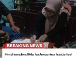 *Polresta Banyumas Berhasil Mediasi Kasus Pemerasan dengan Kesepakatan Damai*