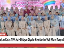 Apresiasi Untuk Guru dan Sekolah Tasyakuran Mandiri Wali Murid TPA  Ash-shibyan”