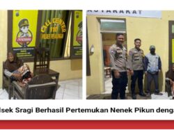 Polsek Sragi Berhasil Mempertemukan Lansia dengan Keluarganya Setelah Hilang