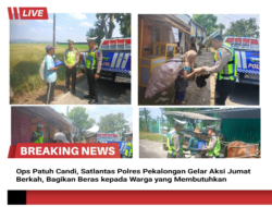 Satlantas Polres Pekalongan Gelar Jumat Berkah, Wujudkan Kepedulian Sosial di Tengah Operasi Patuh Candi 2025