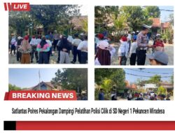 Polres Pekalongan Tanamkan Disiplin Lalu Lintas pada Siswa SD”