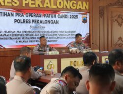 Polres Pekalongan Gelar Latihan Pra Operasi Patuh Candi 2025