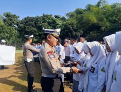 Kasat Lantas Polres Pekalongan Ajak Pelajar SMK Ma’arif NU Kajen Jadi Pelopor Keselamatan Berlalu Lintas