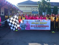 Polres Pekalongan Gelar Olahraga dan Lomba, Meriahkan HUT Ke-80 Kemerdekaan RI