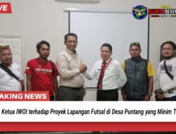 Sorotan Ketua IWOI terhadap Proyek Lapangan Futsal di Desa Puntang yang Minim Transparansi