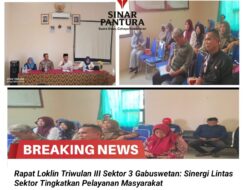 Rapat Loklin Triwulan III Sektor 3 Gabuswetan: Sinergi Lintas Sektor Tingkatkan Pelayanan Masyarakat