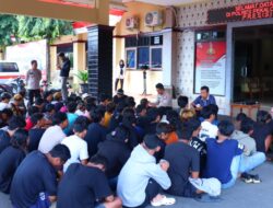 Polres Pekalongan Ingatkan Warga Bijak Bermedsos, Puluhan Remaja Diamankan