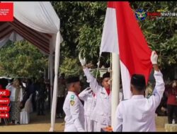 Upacara HUT RI ke-80 di Kecamatan Kroya, Indramayu: