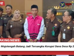 Kades Mojotengah Batang Jadi Tersangka Korupsi Dana Desa Rp 235 Juta