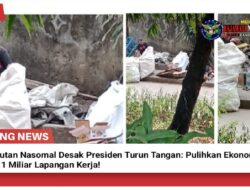 Prof. Dr. Sutan Nasomal Desak Presiden Turun Tangan: Pulihkan Ekonomi Rakyat, Wujudkan 1 Miliar Lapangan Kerja!