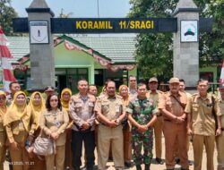 Forkopimcam Sragi Kompak Kunjungi Koramil, Ucapkan Selamat HUT TNI ke-80