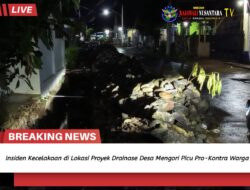 Insiden Kecelakaan di Lokasi Proyek Drainase Desa Mengori Picu Pro-Kontra Warga