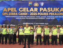 Polres Pekalongan Resmi Gelar Operasi Zebra Candi 2025, Fokuskan Penindakan Humanis dan Keselamatan Pengendara