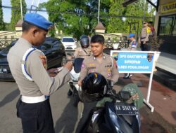 Sipropam Polres Pekalongan Gelar Gaktiblin Kendaraan Anggota di Tengah Operasi Zebra Candi 2025