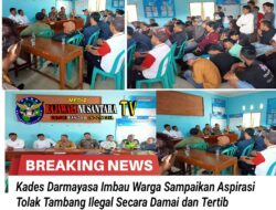 Kades Darmayasa Imbau Warga Sampaikan Aspirasi Tolak Tambang Ilegal Secara Damai dan Tertib