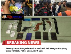 Penangkapan Pengedar Psikotropika di Pekalongan Berujung Baku Tembak, Polisi Sita Airsoft Gun