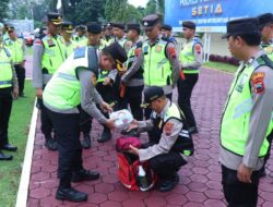 Polres Pekalongan Gelar Apel Siaga Bhayangkara: Perahu Karet hingga Anjing K9 Disiagakan Hadapi Potensi Bencana Akhir Tahun