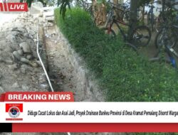 Diduga Cacat Lokus dan Asal Jadi, Proyek Drainase Bankeu Provinsi di Desa Kramat Pemalang Disorot Warga