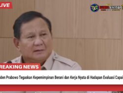 Presiden Prabowo Tegaskan Kepemimpinan Berani dan Kerja Nyata di Hadapan Evaluasi Capaian 2025