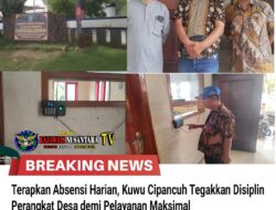Terapkan Absensi Harian, Kuwu Cipancuh Tegakkan Disiplin Perangkat Desa demi Pelayanan Maksimal