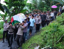 Aipda Mahrodzi, Bhabinkamtibmas Polsek Kandangserang, Dimakamkan Secara Dinas Polri