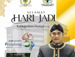 Wakil Ketua DPRD Pemalang Ucapkan Selamat Hari Jadi Kabupaten Pemalang ke-451