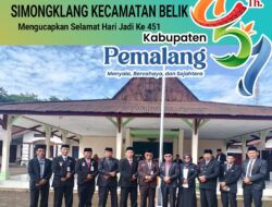 Paguyuban Kepala Desa Simongklang kecamatan Belik Kabupaten Pemalang, Mengucapkan hari jadi ke451 Pemalang