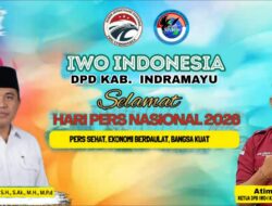 Ketua IWO-I Indramayu Ucapkan Selamat Hari Pers Nasional dan HUT IWO-I ke-8