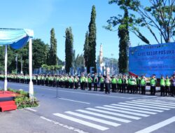Apel Gelar Pasukan Operasi Ketupat Candi 2026 Digelar di Kajen, 561 Personel Gabungan Siap Amankan Arus Mudik Lebaran