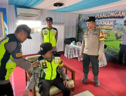 Tim Dokkes Polres Pekalongan Lakukan Pemeriksaan Kesehatan Personel dalam Operasi Ketupat Candi 2026