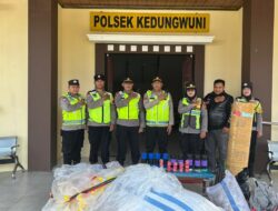 Gempur Balon Udara Liar, Polsek Kedungwuni Sita Petasan Raksasa Setinggi 1,4 Meter!