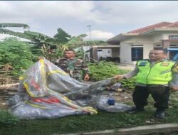 Balon Udara Berpetasan Jatuh Timpa Rumah Warga di Kedungwuni, Polisi Lakukan Penyelidikan