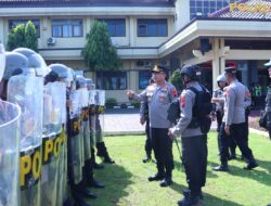 Apel Kesiapsiagaan Personil Polres Pekalongan, Perkuat Antisipasi Gangguan Kamtibmas