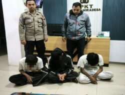 Diduga Hendak Tawuran, Tiga Remaja Bersenjata Tajam Diamankan Warga dan Diserahkan ke Polsek Wiradesa