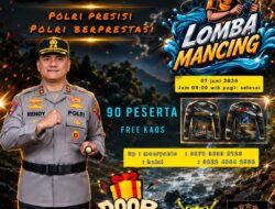 Semarak HUT Bhayangkara ke-80, Ujung Wisnu Gelar Lomba Mancing Berhadiah Menarik