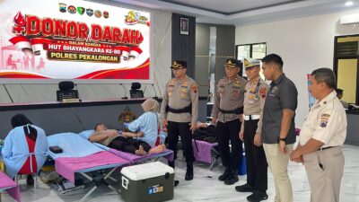 Hari Bhayangkara ke-80, Polres Pekalongan Wujudkan Kepedulian Lewat Aksi Donor Darah