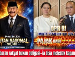 Prof. Dr. Sutan Nasomal: “Jangan Jadikan Pajak Alat Menutup Utang Negara, Rakyat Bukan Mesin Pembayar Krisis”