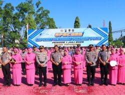 45 Personel Polres Pekalongan Naik Pangkat, Kapolres: Semakin Tinggi Pangkat, Semakin Besar Tanggung Jawab