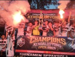 Final Kendaldoyong Open 2026 Berlangsung Meriah, AMUBA Reborn Kebagusan Raih Gelar Juara