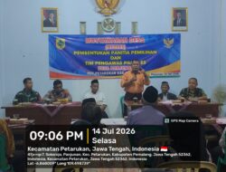 Musdes Desa Panjunan Bentuk Panitia Pemilihan dan Tim Pengawas Pilkades 2026, Camat Petarukan Siap Kawal Proses Demokrasi