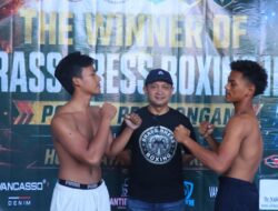 Jelang Pertandingan, Face Off Brass Bress Boxing Digelar di Kajen