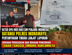 Ketua DPD IWOI dan LSM Penjara Indonesia Datangi Polres Indramayu, Pertanyakan Tindak Lanjut Laporan Dugaan Perusakan dan Dugaan Pencurian Tanah Tanggul Embung Rancamulya