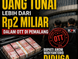 KPK Sita Uang Tunai Lebih dari Rp2 Miliar dalam OTT di Pemalang, Bupati Anom Widiyantoro Diduga Terima Uang Proyek dan Jual Beli Jabatan